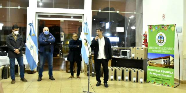 EL HOSPITAL DE VIRASORO RECIBIÓ EQUIPAMIENTO