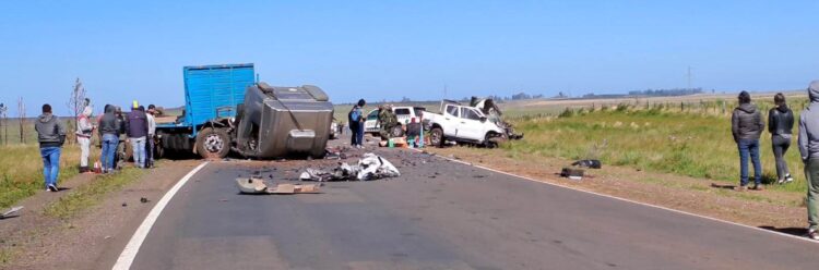 DOS FALLECIDOS Y HERIDOS GRAVES EN ACCIDENTE EN SANTO TOMÉ