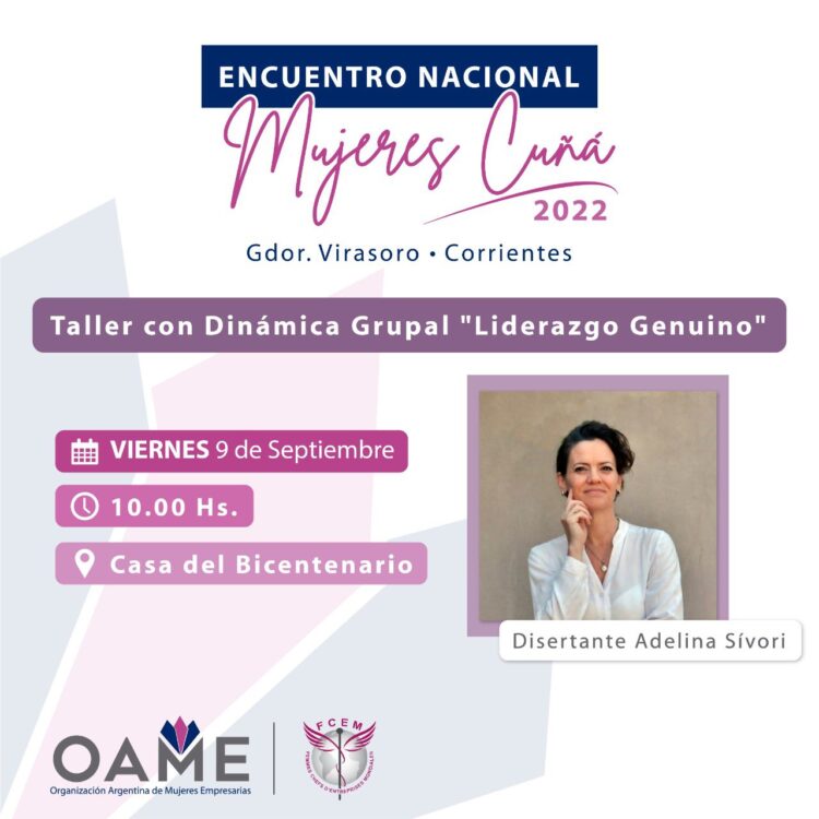“MUJERES CUÑÁ” – ENCUENTRO NACIONAL DE OAME EN VIRASORO