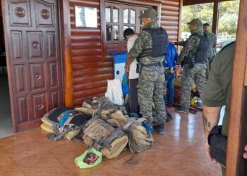 IMPONENTE OPERATIVO, EL MAYOR DE LA HISTORIA EN ALVEAR, EN COMBATE DEL CUATRERISMO