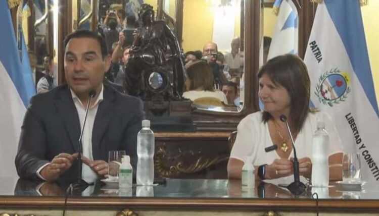 VALDÉS RECIBIÓ A PATRICIA BULLRICH: ÉSTA PONDERÓ LA GESTIÓN DEL CORRENTINO