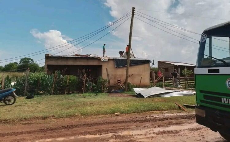 ULTIMO MOMENTO: MINI TORNADO EN SANTO TOMÉ