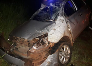 PAREJA MISIONERA SE ACCIDENTÓ CERCA DE VIRASORO, HAY UN HERIDO GRAVE