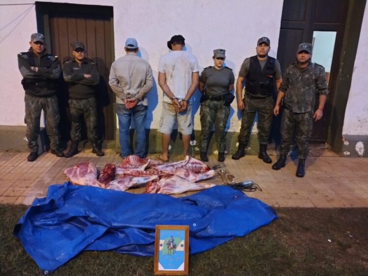 DOS VIRASOREÑOS FUERON APRESADOS EN SANTO TOMÉ CON CARNE CLANDESTINA