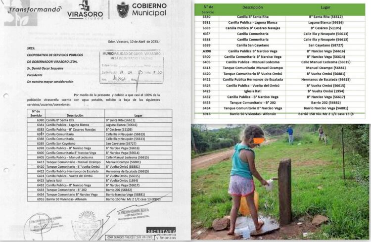 POR ORDEN DEL INTENDENTE FERNÁNDEZ, BARRIOS PERIFÉRICOS QUEDAN SIN CANILLAS PÚBLICAS