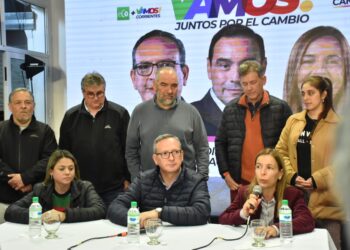 CONFERENCIA DE PRENSA ECO+Vamos Corrientes ganó y destacó su crecimiento en las PASO