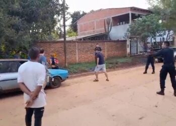 PELIGRO EN EL DÍA DEL NIÑO EN VIRASORO – ARMADA CON UN MACHETE PUSO EN VILO A LA CONCURRENCIA – TIENEN ANTECEDENTES