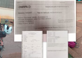 ESCÁNDALO EN PUERTA: EL MUNICIPIO DE VIRASORO USA UNA MOTO CON DOMINIO APÓCRIFO – PODRÍA DERIVAR EN CAUSA PENAL