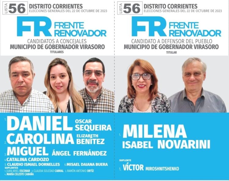 SEQUEIRA – NOVARINI: “EL PERONISMO AUTÉNTICO Y QUIENES ACOMPAÑAN EL VERDADERO PROYECTO MASSISTA EN VIRASORO”