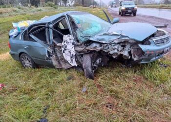 ACCIDENTE ENTRE DOS AUTOMÓVILES EN CERCANÍAS DEL ESTABLECIMIENTO “LAS MARÍAS”